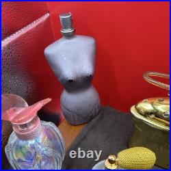Vintage Decorative Perfume Bottle Collection Crystal, Art Glass, Novelty Bottles