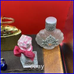 Vintage Decorative Perfume Bottle Collection Crystal, Art Glass, Novelty Bottles