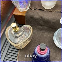 Vintage Decorative Perfume Bottle Collection Crystal, Art Glass, Novelty Bottles