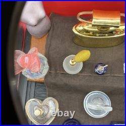 Vintage Decorative Perfume Bottle Collection Crystal, Art Glass, Novelty Bottles