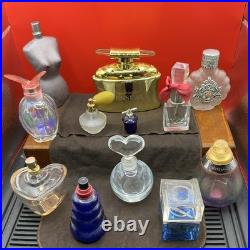 Vintage Decorative Perfume Bottle Collection Crystal, Art Glass, Novelty Bottles