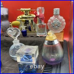 Vintage Decorative Perfume Bottle Collection Crystal, Art Glass, Novelty Bottles