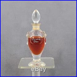 Vintage Dorissimo 7.5ml Christian DIOR Parfum Crystal Amphora Perfume Bottle