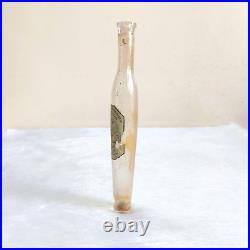 Vintage Double Eau De Cologne Royale Perfume Glass Long Bottle Collectible G454