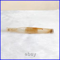 Vintage Double Eau De Cologne Royale Perfume Glass Long Bottle Collectible G454