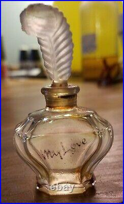 Vintage Elizabeth Arden'My Love' 1950's perfume bottle