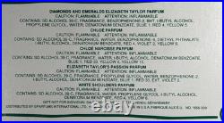 Vintage Elizabeth Taylor Diamonds & Emeralds Fragrance Festival With 5 Bottles