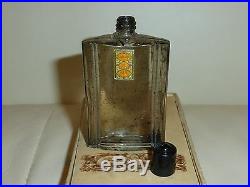 Vintage Emeraude De Coty Empty Perfume Bottle In Original Box