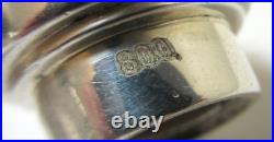 Vintage Figural Bird Scent Bottle 800 Silver