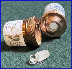 Vintage Floral Purse Size Perfume Bottle