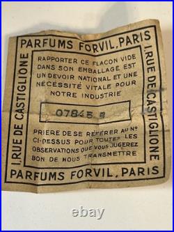 Vintage Forvil Paris Perfumes in Box A Vos Ordes Anemones Rare