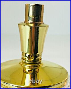 Vintage France BREVETE SGDG Egg Shape Ormolu Crystal Spray Perfume Bottle