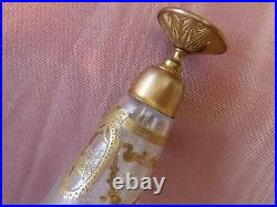 Vintage France Mignon Saint Louis Cameo Glass Perfume Scent Bottle