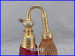 Vintage French Art Deco Rubina Cut Glass Perfume Atomizer Circa 1920s Vintage French Art Deco Rubina Cut Glass Perfume Atomizer Circa 1920s