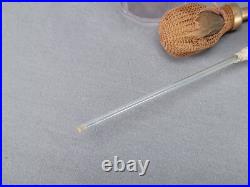 Vintage French Art Deco Rubina Cut Glass Perfume Atomizer Circa 1920s