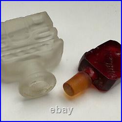 Vintage French Commercial Perfume Bottle Czech Arc de Triomphe 1920's-30's