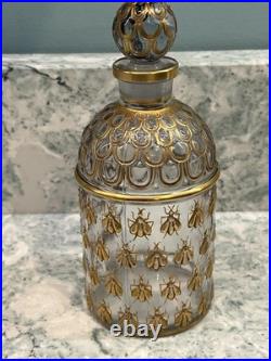 Vintage French Eau de Cologne Imperiale Guerlain Perfume Gold/Clear Bee Bottle