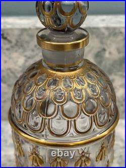Vintage French Eau de Cologne Imperiale Guerlain Perfume Gold/Clear Bee Bottle