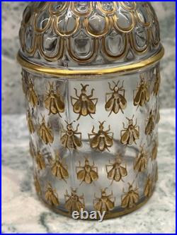 Vintage French Eau de Cologne Imperiale Guerlain Perfume Gold/Clear Bee Bottle
