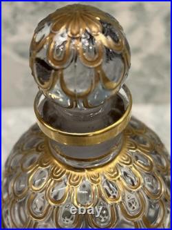Vintage French Eau de Cologne Imperiale Guerlain Perfume Gold/Clear Bee Bottle