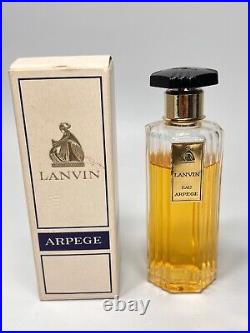 Vintage French Lanvin Arpege Perfume Bottle #810 Splash Eau de Toilette Boxed