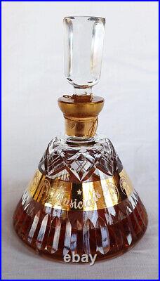 Vintage French Perfume Bottle MUSICIANS Sealed Baccarat