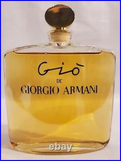 Vintage GIO DE GIORGIO ARMANI PERFUME SPLASH HUGE 3.4oz 100ml EDP RAREFREE SHIP