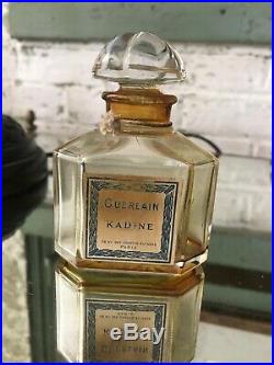 Vintage GUERLAIN KADINE Parfum / Perfume, BACCARAT, Extremely Rare bottle