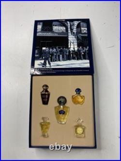 Vintage GUERLAIN PARIS Collectble Miniature Eau de Toilette Bottles Box Gift Set