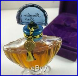 Vintage GUERLAIN Paris SHALIMAR Perfume Bottle 1/3 oz Original Packaging