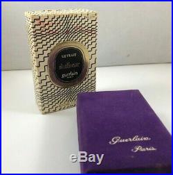 Vintage GUERLAIN Paris SHALIMAR Perfume Bottle 1/3 oz Original Packaging