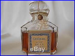 Vintage GUERLAIN RUE DE LA PAIX 80 ml / 2.7 oz Perfume, Baccarat Bottle, Rare