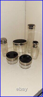 Vintage Geman D R G M (DRPa) Vainity Perfume Bottle Set Of 6