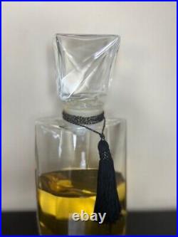 Vintage Giant Bob Mackie Parfum Perfume Crystal Factice Curved Bottle RARE Empty