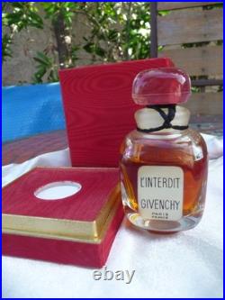Vintage Givenchy L'interdit perfume bottle, sealed in Box 1 fl. Oz