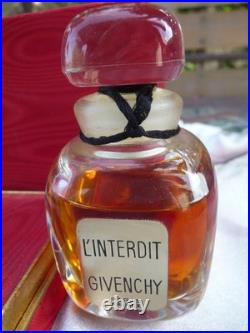 Vintage Givenchy L'interdit perfume bottle, sealed in Box 1 fl. Oz