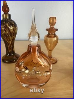 Vintage Glass Perfume Bottles (Lot Of 5)