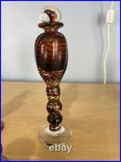 Vintage Glass Perfume Bottles (Lot Of 5)