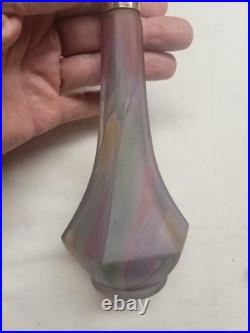 Vintage Gold And Purple Swirl Atomizer Perfume Bottles Exc Cond Nice