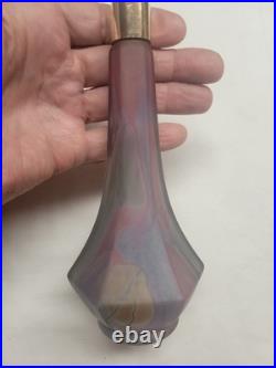 Vintage Gold And Purple Swirl Atomizer Perfume Bottles Exc Cond Nice