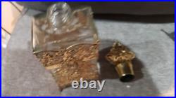 Vintage Gold Filigree Perfume Bottle Pair Missing Daubers 200 ML