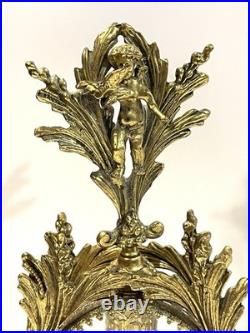 Vintage Gold Ormolu And Glass Pair Of Perfume Bottle Vintage Gold Ormolu And Glass Pair Of Perfume Bottle