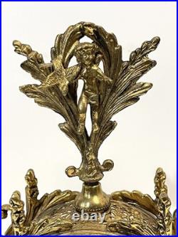 Vintage Gold Ormolu And Glass Perfume Bottle Vintage Gold Ormolu And Glass Perfume Bottle