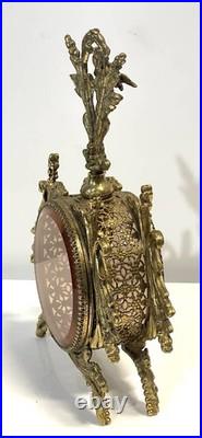 Vintage Gold Ormolu And Glass Perfume Bottle Vintage Gold Ormolu And Glass Perfume Bottle