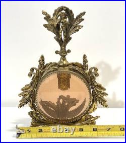 Vintage Gold Ormolu And Glass Perfume Bottle Vintage Gold Ormolu And Glass Perfume Bottle
