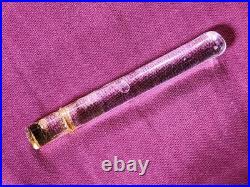 Vintage Gold Ormolu Filigree Large Oval Perfume Bottle with Cherub Dauber Vanity