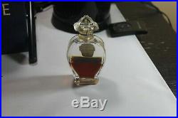 Vintage Guerlain A Travers Champs Perfume Bottle Baccarat Rare