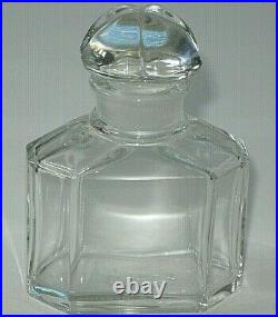 Vintage Guerlain Baccarat Signed Perfume Bottle Jicky Quadrilobe 1 OZ 4