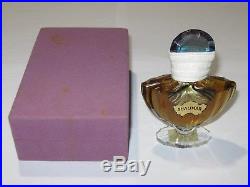 Vintage Guerlain Baccarat Style Shalimar Perfume Bottle/Box 1 OZ Sealed/Full