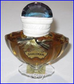 Vintage Guerlain Baccarat Style Shalimar Perfume Bottle/Box 1 OZ Sealed/Full